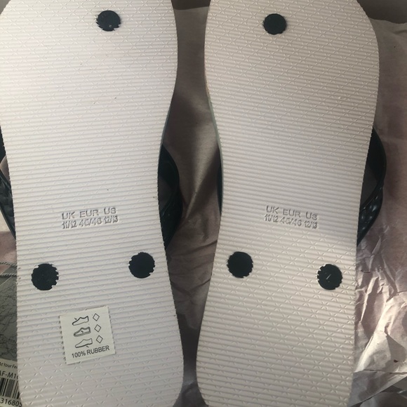 Gandys flip flop in blue map print - Picture 7 of 9